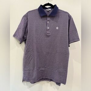 Peter Millar Large size purple‎ men’s polo shirt